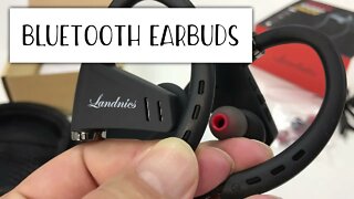 $10 Bluetooth Wireless Sport Headphone Earbuds with Microphone by Landnics Review