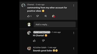 Foodie Beauty Chantal Using Someone ASMR Videos & Leaving Comments, Answering Them Under Her Videos