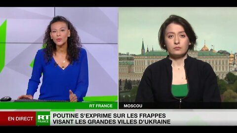 Poutine s'exprime sur les frappes visant les grandes villes d'Ukraine