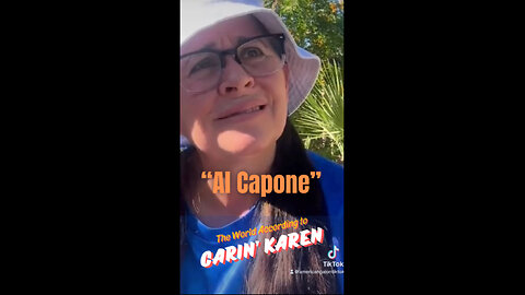 Carin' Karen on "Al Capone"
