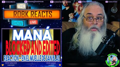 Maná Reaction - blocked and edited En El Muelle De San Blás - First Time Hearing - Requested