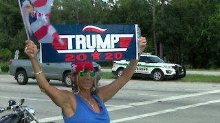 Pro-Trump "Patriot Ride 2020" caravan rides from Jupiter Farms to Hobe Sound