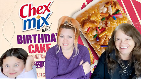 Chex Mix Birthday Cake Bars Review