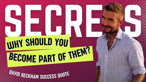 David Beckham Quote│Why Should You Become Part Of Them?🔥│Short Video│#quote #motivationalvideo