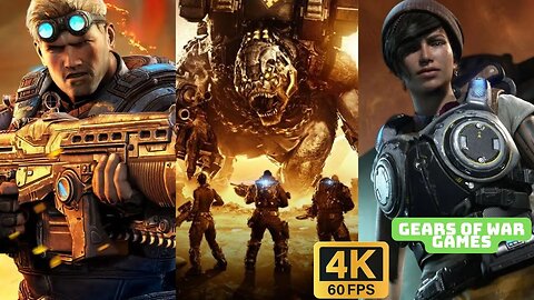 Gears Of War Games | Evolution Of Gears Of War | 4K 60FPS