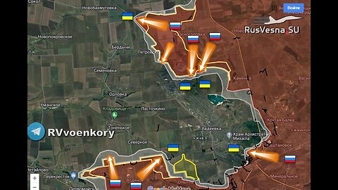 Offensive on Avdeevka, The Russian Army advances