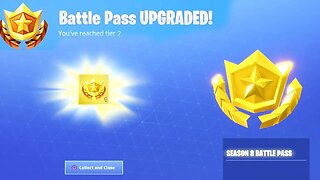 Fortnite Season 8 Battle Pass Unlocked..