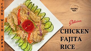 Chicken Fajita rice | Mexican Chicken Rice | Fajita Rice with Chicken | Fajita Burrito Bowl #fajita