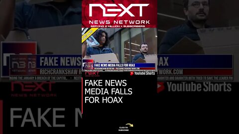 FAKE NEWS MEDIA FALLS FOR HOAX #shorts