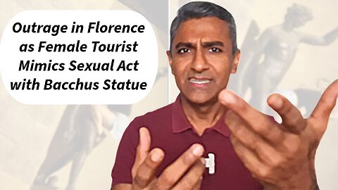 Outrage in Florence as Female Tourist Mimics Sexual Act with Bacchus Statue