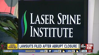 Federal lawsuits filed after closure of Laser Spine Institute