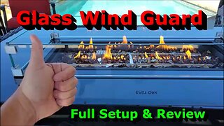 Why You Need This Glass Wind Guard For Your Fire Pit Table - Full Review