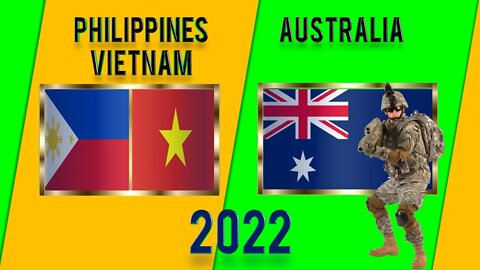 Philippines Vietnam VS Australia Military Power Comparison 2022 🇵🇭vs🇦🇺