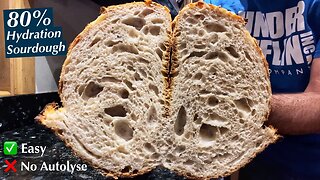 The EASIEST high hydration sourdough bread recipe on YouTube