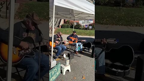 Guitarists at Mars Hill NC Market