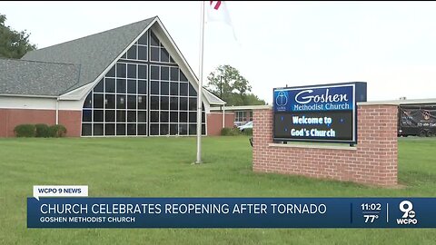Goshen Methodist opens sanctuary more than a year after tornado's devastation