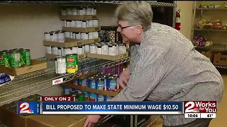 Bill proposed to make state minimum wage $10.50