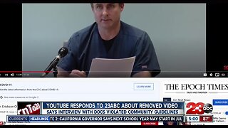 YouTube responds to 23ABC about removed video