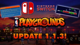 NBA PLAYGROUNDS Nintendo Switch Update 1.1.3! - Online Play Is FINALLY Here & More!