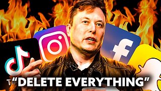 Elon Musk Delete ALL Your Social Media NOW! - Here's Why