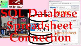 Node-RED SQL Database Spreadsheet Connection