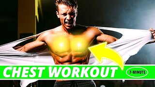 7 minute Workout Get Rid of CHEST FAT and MAN BOOBS🔥✅ #chestday Day!