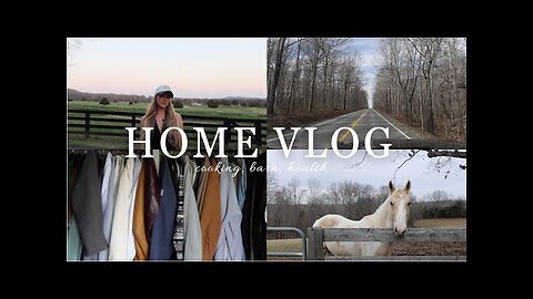 Home vlog: candida chat, barn, cooking