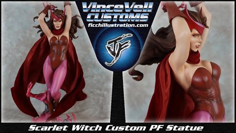 Scarlet Witch Sideshow Custom Premium Format Statue