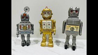 Wow Wow Wow!!! 3 Vintage Mexican Robot Banks! 🤖🤖🤖