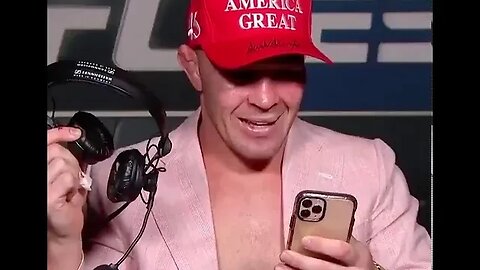 Colby Covington gets a call from POTUS Donald Trump after defeating Tyron Woodley