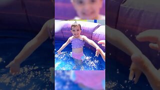 #shorts MERMAID PARTY | REAL MERMAID SHOWS UP AT OUR PARTY | MERMAID GOES DOWN WATERSLIDE | CIWTG