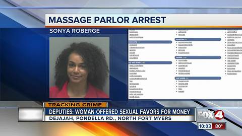 DEPUTIES: Woman pulled down top, offered sexual favors for money