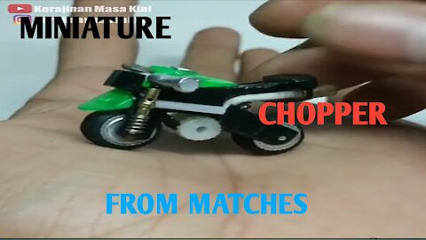 make a miniature DUCATI from matches