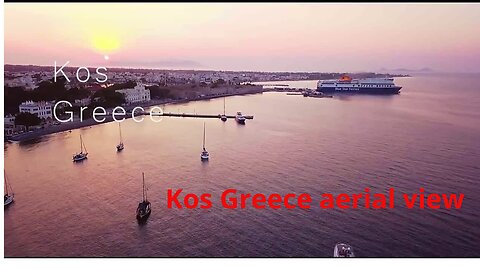 🇬🇷🏖️Kos Greece aerial view🏊