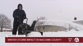Winter storm impact in Macomb County