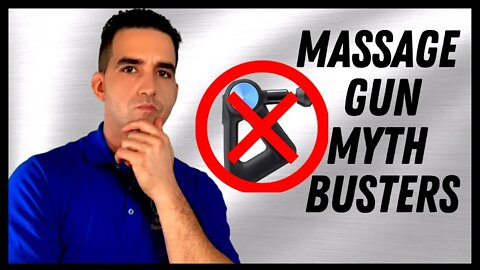 Massage Gun Myth busting - Why 2 minutes with a massage gun is not greater than a 60 minute massage