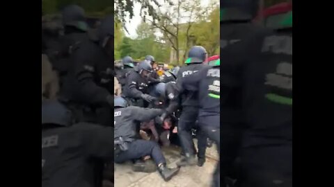 BERLIN - Germany, Police Attack Protesters