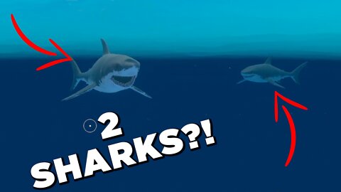 There are 2 Sharks!? Did you know? #raft #challenge #Hard #Scary #gaming