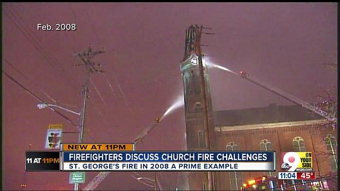 In 2008, Cincinnati experienced a church fire of its own