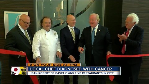 Local chef Jean-Robert de Cavel diagnosed with cancer