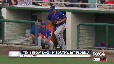 Tim Tebow Back in Southwest Florida