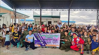 Police, Military, Kids Outreach Feeding Program #Camarines Sur Philippines 2 0f 2