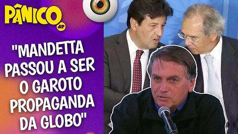 GUEDES SALVOU A GERAÇÃO ITUBAÍNA QUANDO MANDETTA TIROU O GÁS DO COMBATE À PANDEMIA? Bolsonaro avalia