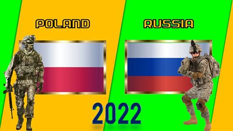 Poland VS Russia Military Power Comparison 2022 | 🇵🇱vs🇷🇺 Polska vs Rosja