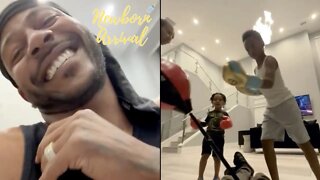 Eric Bellinger & Lamyia Good Son's Show Off Their Boxing Skills! 🥊