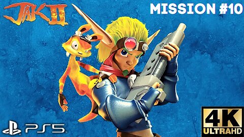 Jak II Mission #10: Run The Gun Course (Blaster Mod) | PS5, PS4 | 4K (No Commentary Gaming)