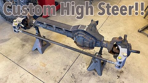 I Built My Own Custom High Steer Arms!! 1 Ton LS Swapped FJ40 Build