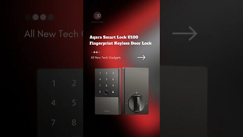 Aqara Smart Lock U100 Fingerprint Keyless Door Lock #gadgets #coolgadgets