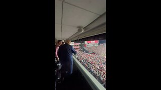 President Trump greeted an enthusiastic audience at the game between South Carolina and Clemson.