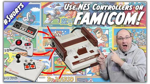 NES Wireless Controller Adapter For the Nintendo Famicom #Shorts